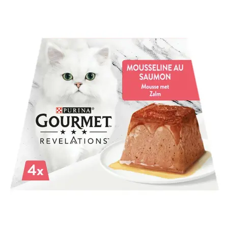 Gourmet Revelations mousse zalm mp 4x57gr - afbeelding 2