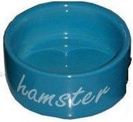 Hamster Eetbak Steen Blauw 8Cm