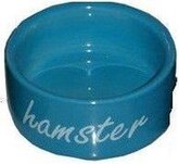 Hamster Eetbak Steen Blauw 8Cm