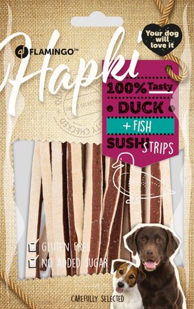 Hapki Duck & Fish Sushi Strips 85Gr