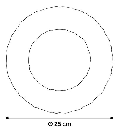 Hs Vokas Touw Ring Rood/Zwart L - afbeelding 1