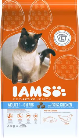 Iams cat adult ocean fish 3kg