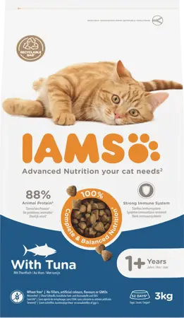 Iams cat adult tuna 3kg