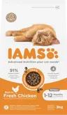 Iams cat kitten/junior chicken 3kg