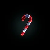 Infinity light candycane - H 40 cm