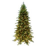 Janga SLIM LED Kunstkerstboom Groen - H 270 x D 143 cm