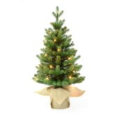 Janga LED Kunstkerstboom Groen - H 100 x D 56 cm