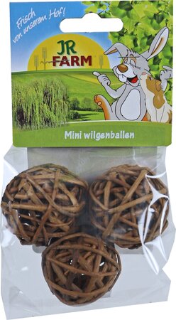 JR Farm knaagdier mini wilgenbal 20 gram pak a 3 stuks 10962