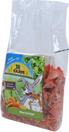 JR Farm knaagdier wortelchips 125 gram 03095