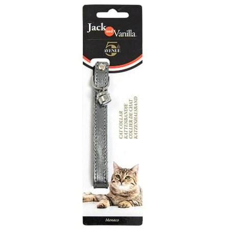 Jack And Vanilla MONACO Kattenhalsband Zilver- 14mmx30cm