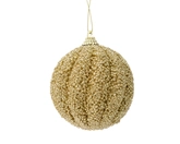 kerstbal foam d8cm licht goud - afbeelding 1