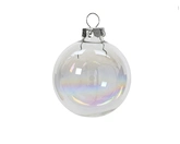 Kerstbal glas d3.5cm trnsp/irs 16st - afbeelding 2