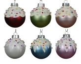 Kerstbal glas d4.5cm a6 - afbeelding 1