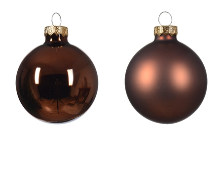 Kerstbal glas d6cm esprss ass 10st - afbeelding 2