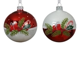 Kerstbal glas d8cm a2