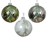 Kerstbal glas d8cm a3