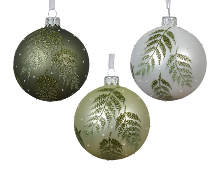 Kerstbal glas d8cm a3