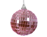 Kerstballen foam d6l6cm fuchsia - afbeelding 1