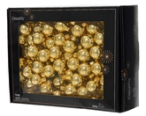 Kerstballen glas shiny dia2.50cm licht goud - afbeelding 1