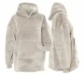 Kids oversized hoodie 75x63cm chateau grey