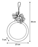 KOOIHANGER TOUW RING ADIMO DIA:27CM TOUW:2CM - afbeelding 1