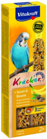 Kräcker Original parkiet met sesam en banaan