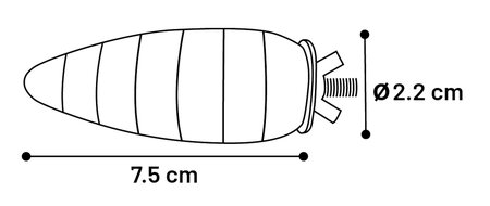 KS CARO 7,5x2CM - afbeelding 1