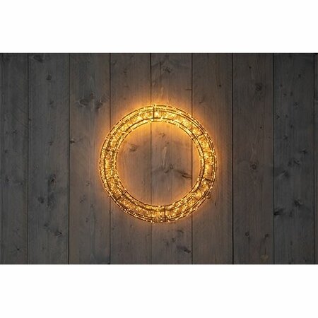 LED Krans Zwart - Ø56 cm 1200 LED Classic warm