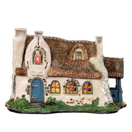 Efteling Huis van de Zeven geitjes BO - 22 x 15 x 14 cm