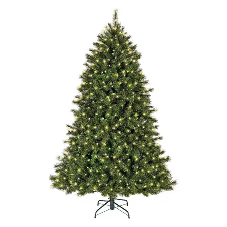 Everlands kunstkerstboom Malmö spruce frosted 440 lampjes 210 x 136