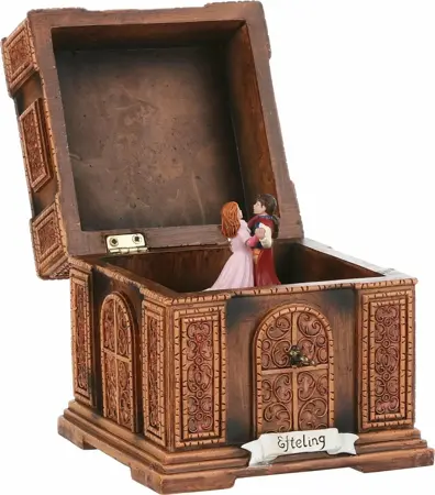 Efteling Muziekdoos Assepoester - l11,5xw11,5xh12cm