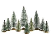 Needle Pine Trees, Set Of 10 - Lemax kerstfiguren