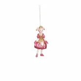 Efteling Ornament Pardijn glas roze - l5xb4xh12,5cm