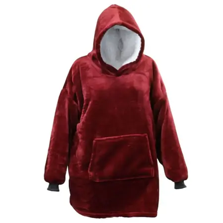 Oversized Hoodie 70x50x87cm bloodstone