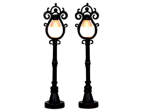 Parisian Street Lamp, Set Of 2, B/O (4.5V) Lemax - afbeelding 1