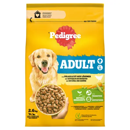 PEDIGREE DRG ADULT KIP 3X2,6 KG *