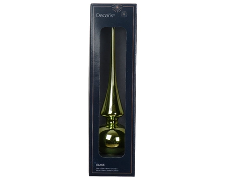 Piek glas d6h26cm groene thee - afbeelding 1