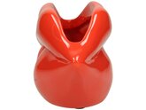 Planter Lips Polyresin Red 28x10x12.5cm - afbeelding 2