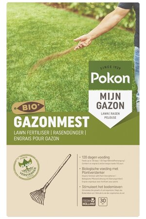 Pokon Bio Gazonmest 30m2 - afbeelding 1