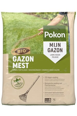 Pokon Bio Gazonmest 75m2 - afbeelding 1