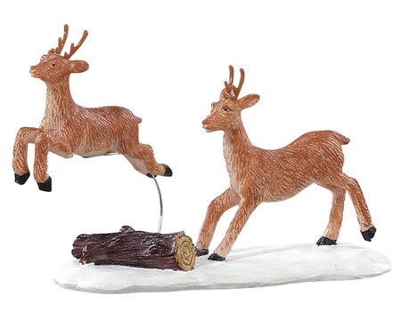 Prancing Reindeer - Lemax kerstfiguren