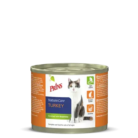 Prins Cat Nature Care Kalkoen 200 Gr