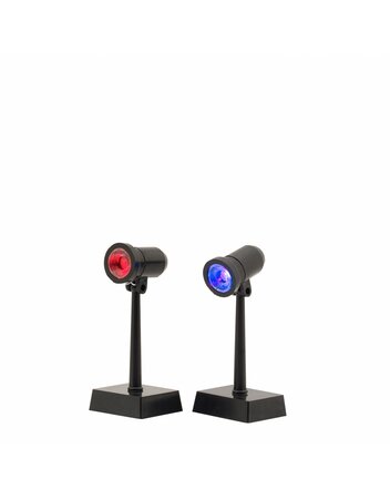 Spot light multicolour 2 pieces battery operated - h8,5xd3,5