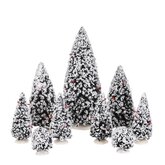 Evergreen tree assorted 9 pieces - l50xw30xh45cm