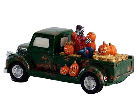 Pumpkin Pickup Truck Spooky Town