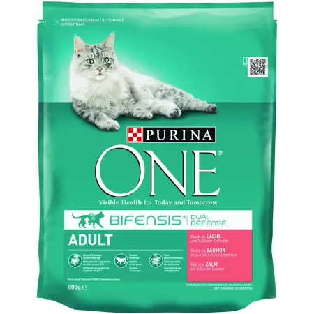 Purina One one adult zalm 800gr