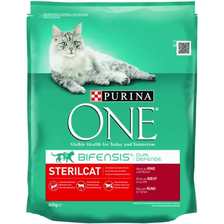 Purina One one sterilcat rund 800gr - afbeelding 2