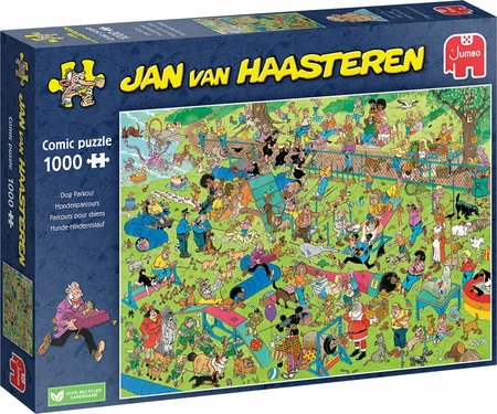 Puzzel Jan Van Haasteren Hondenparcours 1000