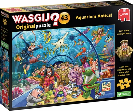 Puzzel Wasgij Aquarium Antics 1000