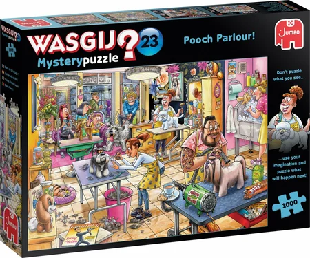 Puzzel Wasgij Hondensalon 1000